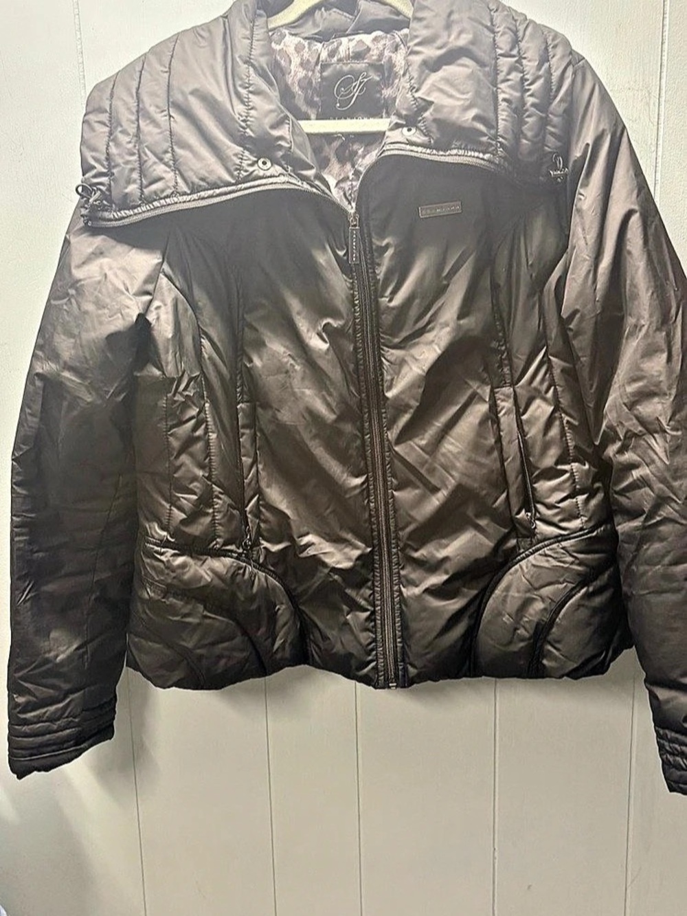 Sean John Puffer Jacket in Black Size XL Like New